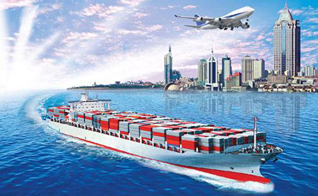 貨運(yùn)報(bào)關(guān)素材圖